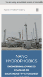 Mobile Screenshot of nanohydrophobics.com